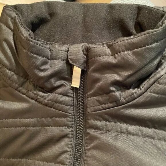 ZeroXposur Black Puffer Jacket Quilted Funnel Neck Flannel Lined Size S - Picture 5 of 13